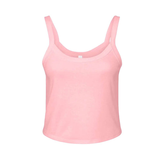 Tank Speghetti Strap  Shirt Pink Bella 100 % Cotton Size  XLarge