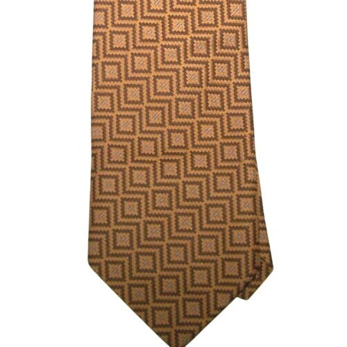 Tie Brown Polyester Neck Tie Florenteen Superba Brand  52 " Long  3 1/2"  Wide
