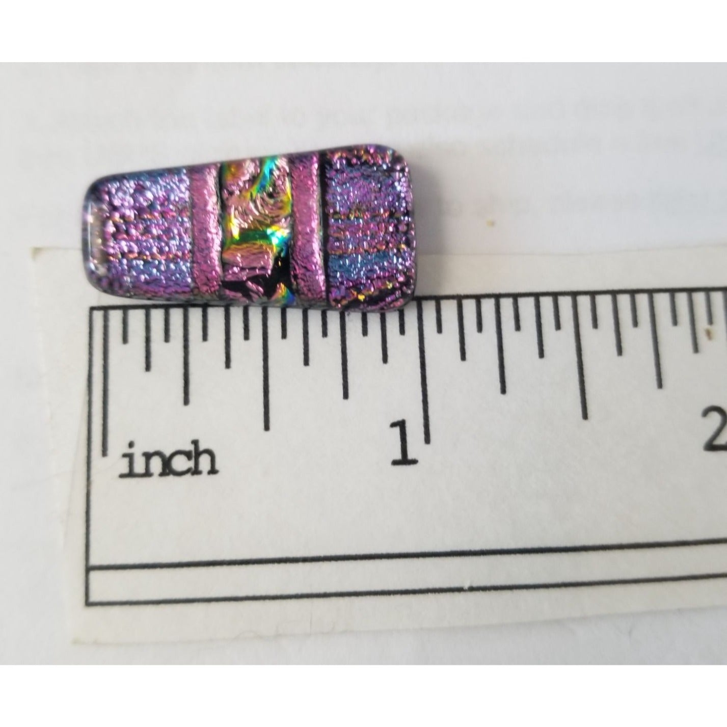 Gemstone Loose Set of 3  Dichroic glass 68.5 ct  13.7  gr 1" x 0.5"  1 1/2 x 0.75"  # 1