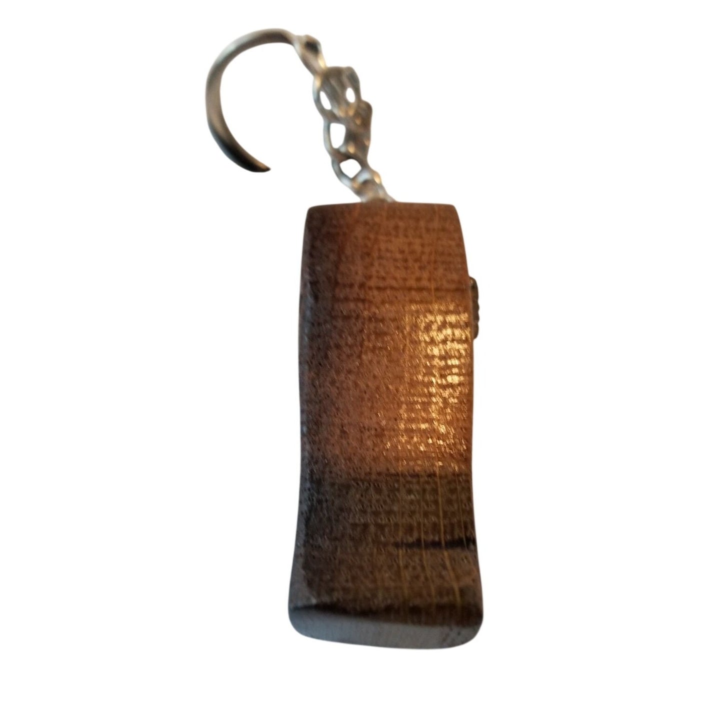 Key Chain Wood Wine Glass Shape Small Wine Charm on Keychain  2" x 1"