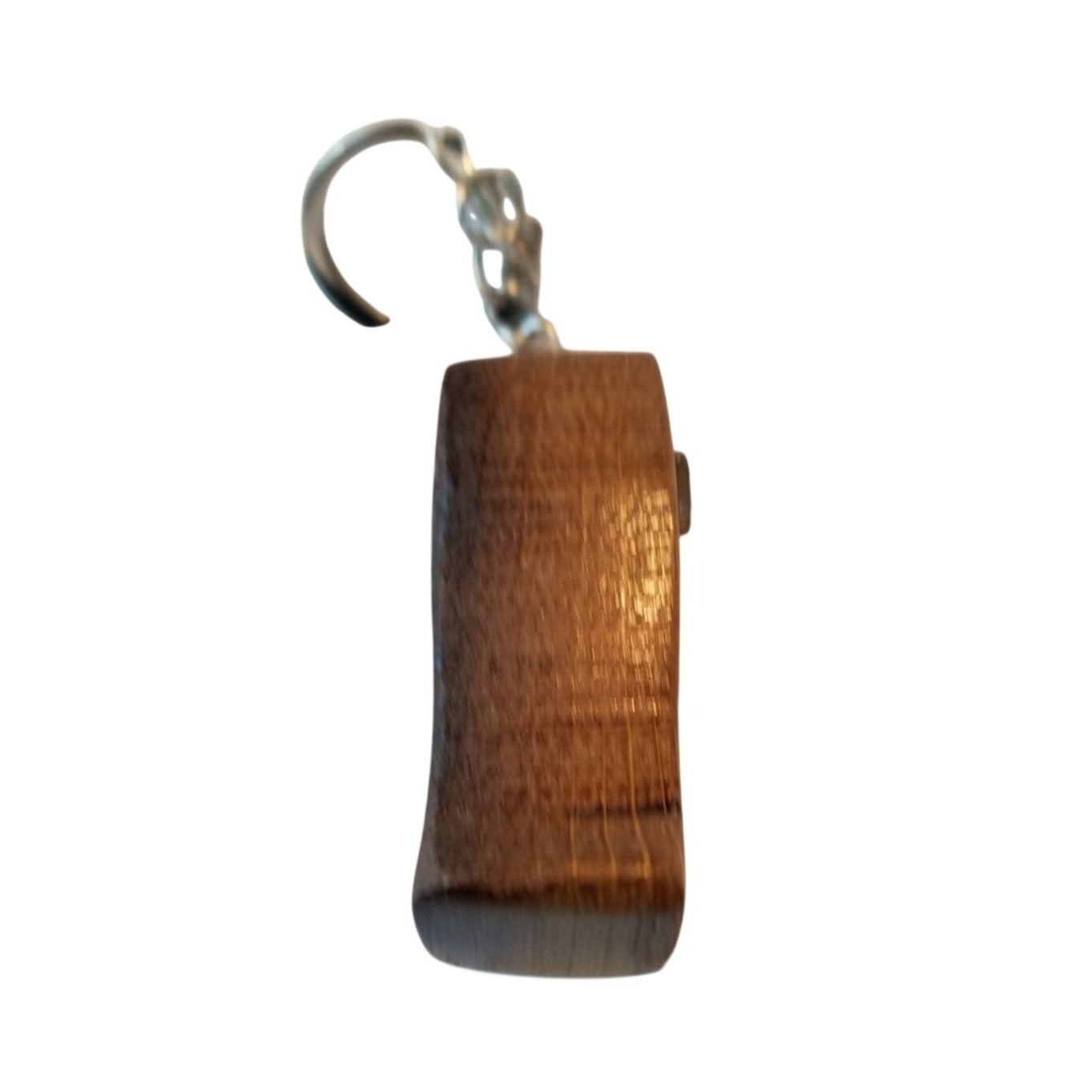 Key Chain Wood Wine Glass Shape Small Wine Charm on Keychain  2" x 1"