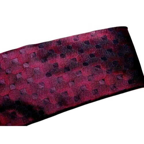 Tie Men's Silk Neck Tie Red Back Made by  DKNY Geometric Squares Holiday