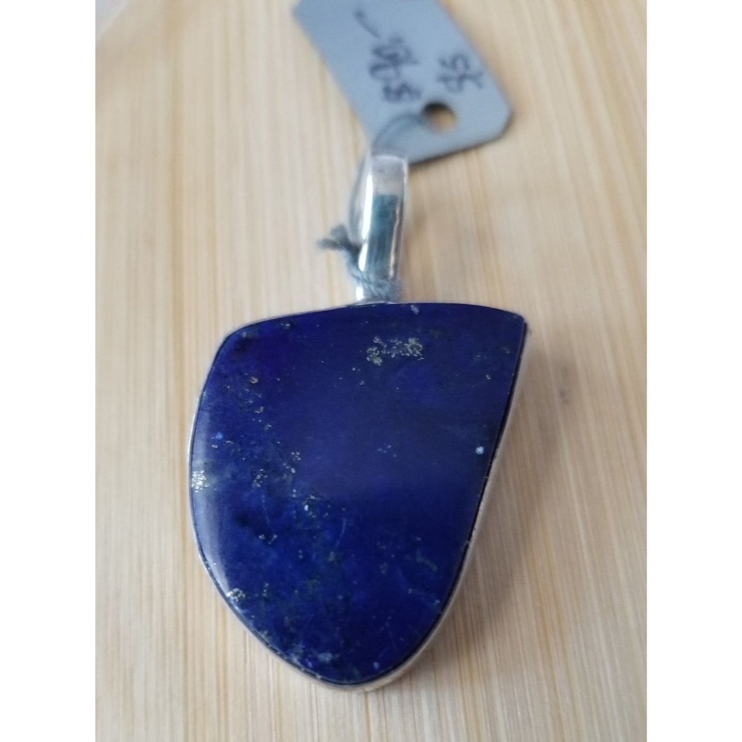 Pendant Lapis Purple 12 cm Bail 10 Gr 50 ct 42 cm x 25 cm