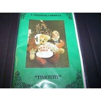 Craft Pattern A. Roosevelt Bear Co. 12"  Timothy Bear North Pole Instructions