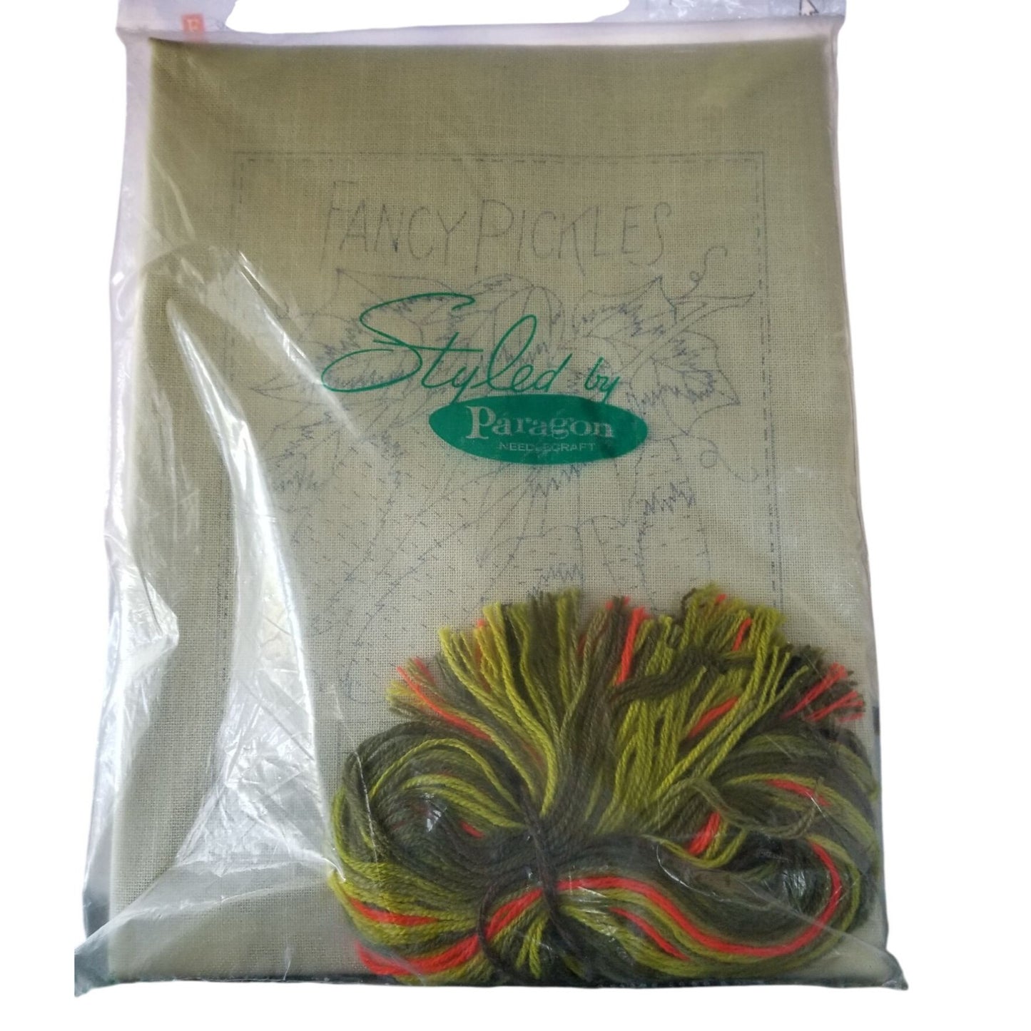 Craft Kit Paragon Needlecraft  Pickles Picture Seeds 5 Cents