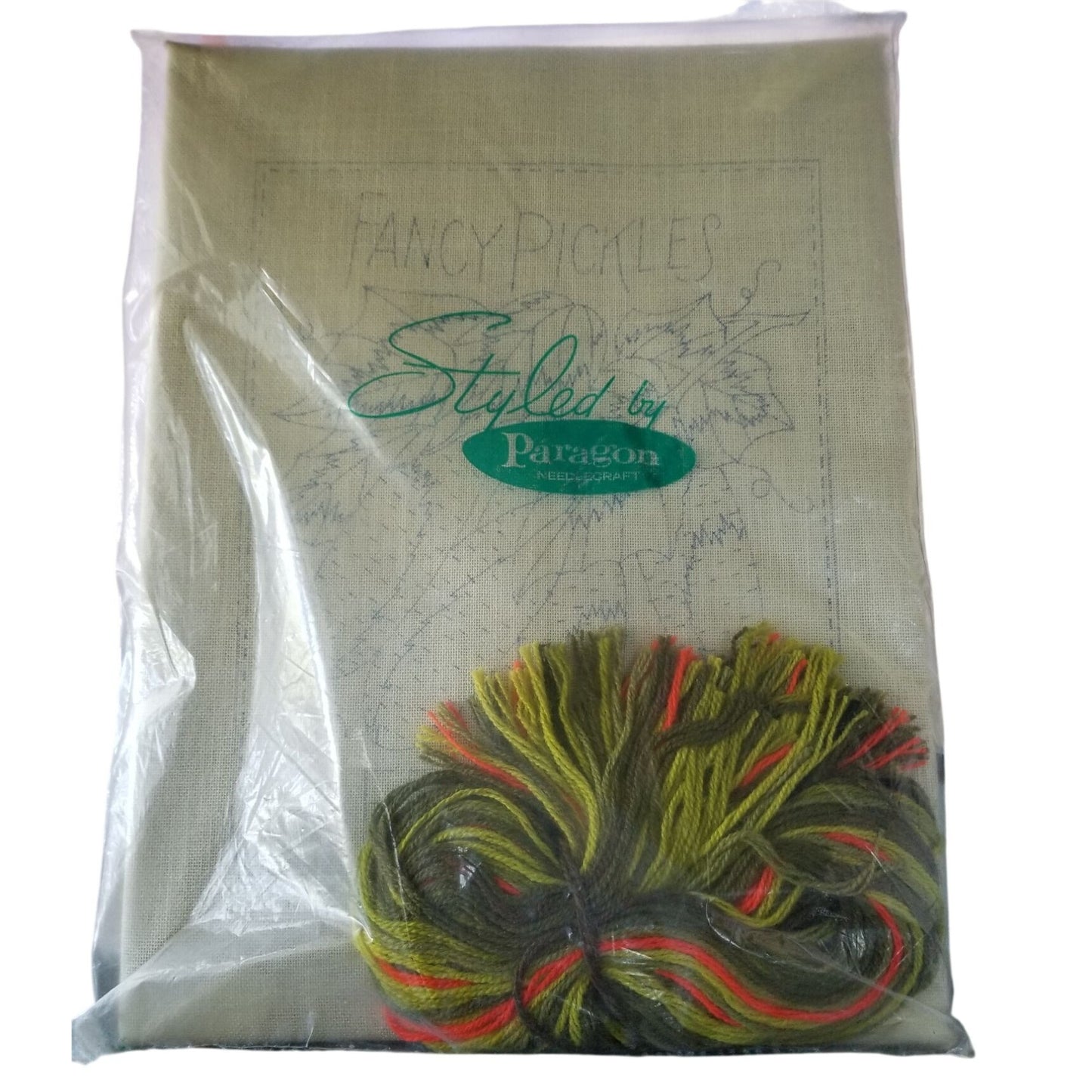Craft Kit Paragon Needlecraft  Pickles Picture Seeds 5 Cents