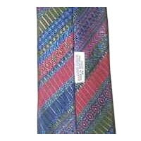 Tie Red Green Black  Acetate Neck Tie No name  Brand  58 " Long  3 1/2"  Wide