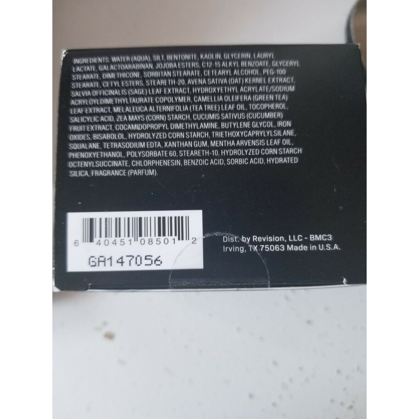 Skincare Revision Black Mask 1.7 oz. Facial Mask new