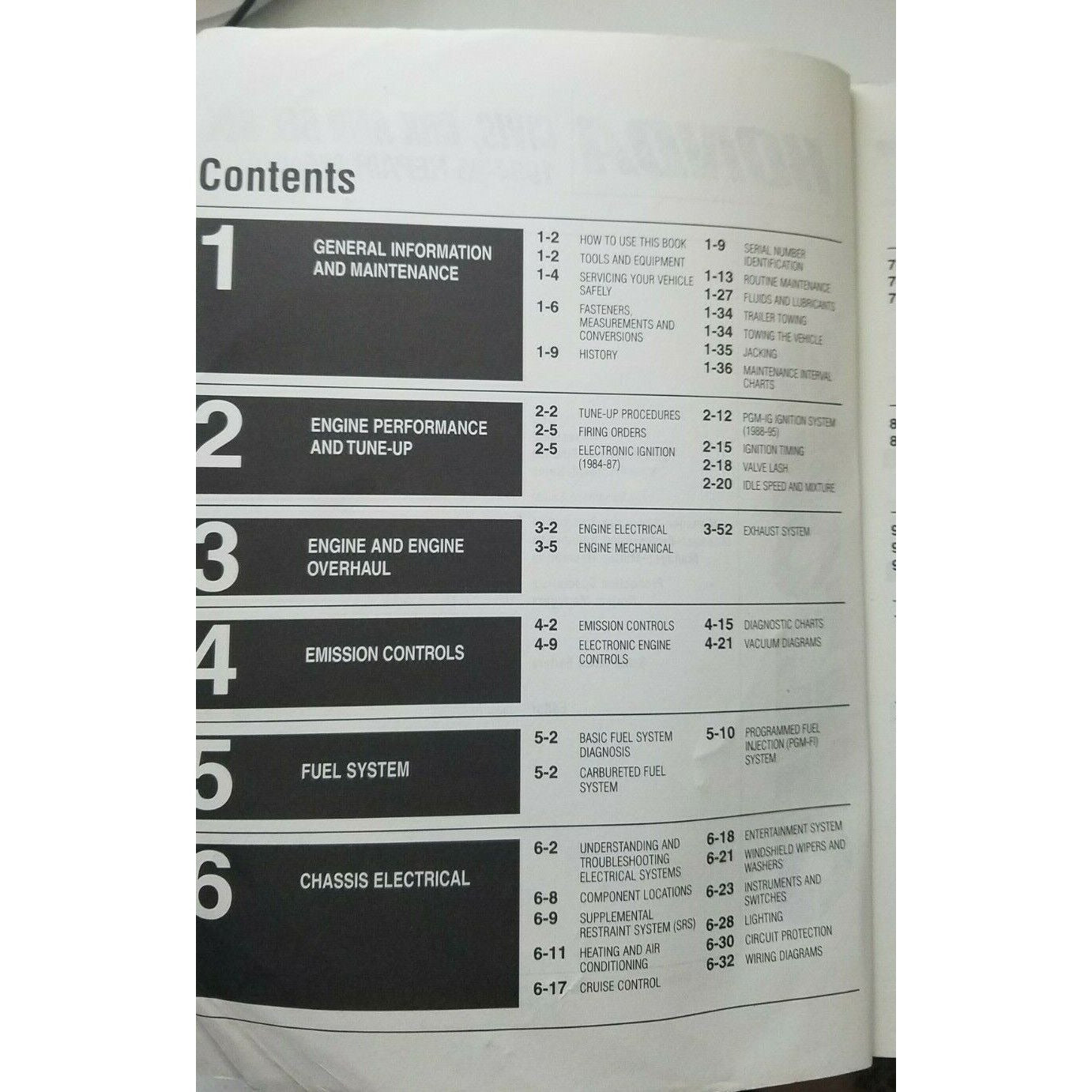 Book  1984 - 99  Chilton's Honda Civic CRX Del Sol  Repair manual #30200 Car