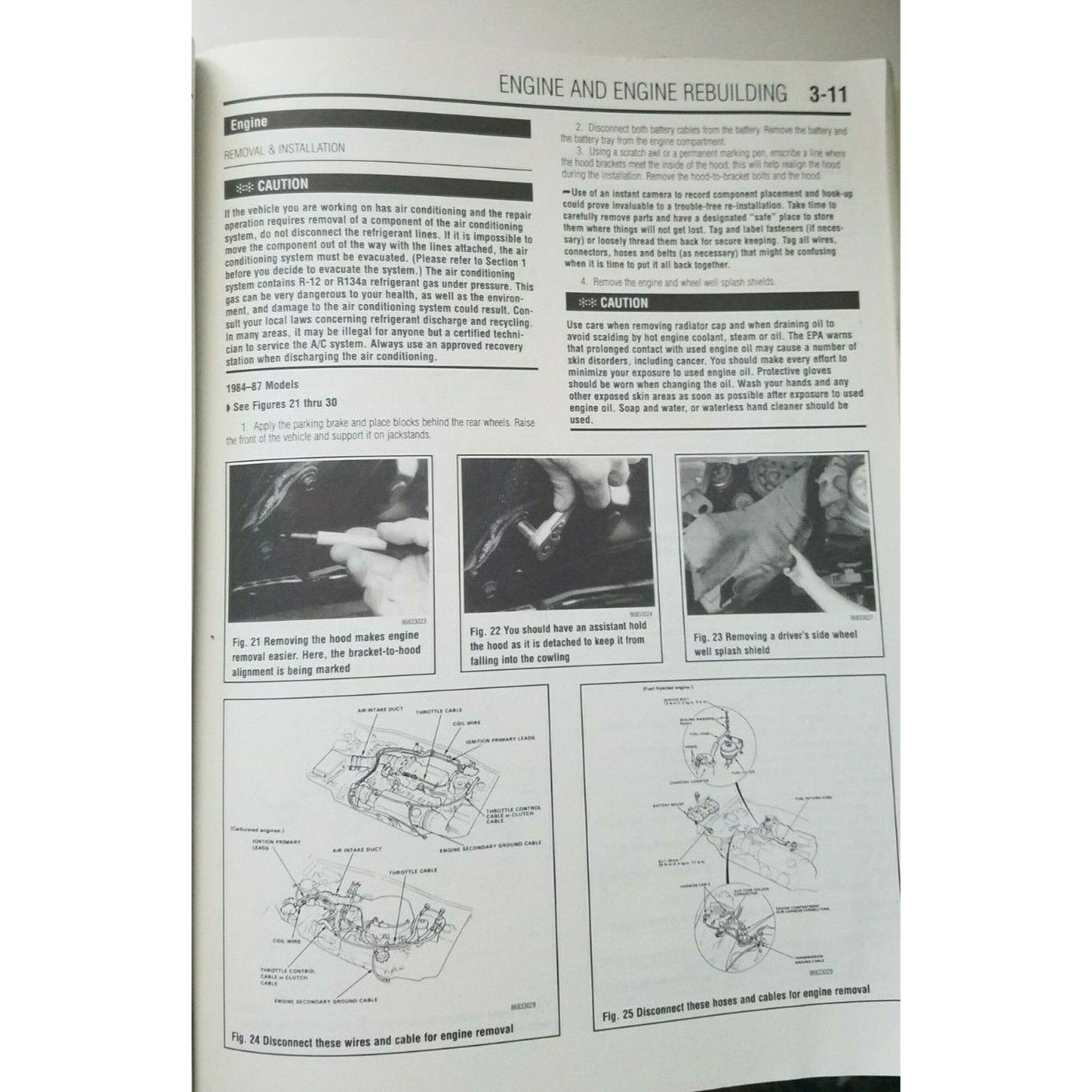 Book  1984 - 99  Chilton's Honda Civic CRX Del Sol  Repair manual #30200 Car