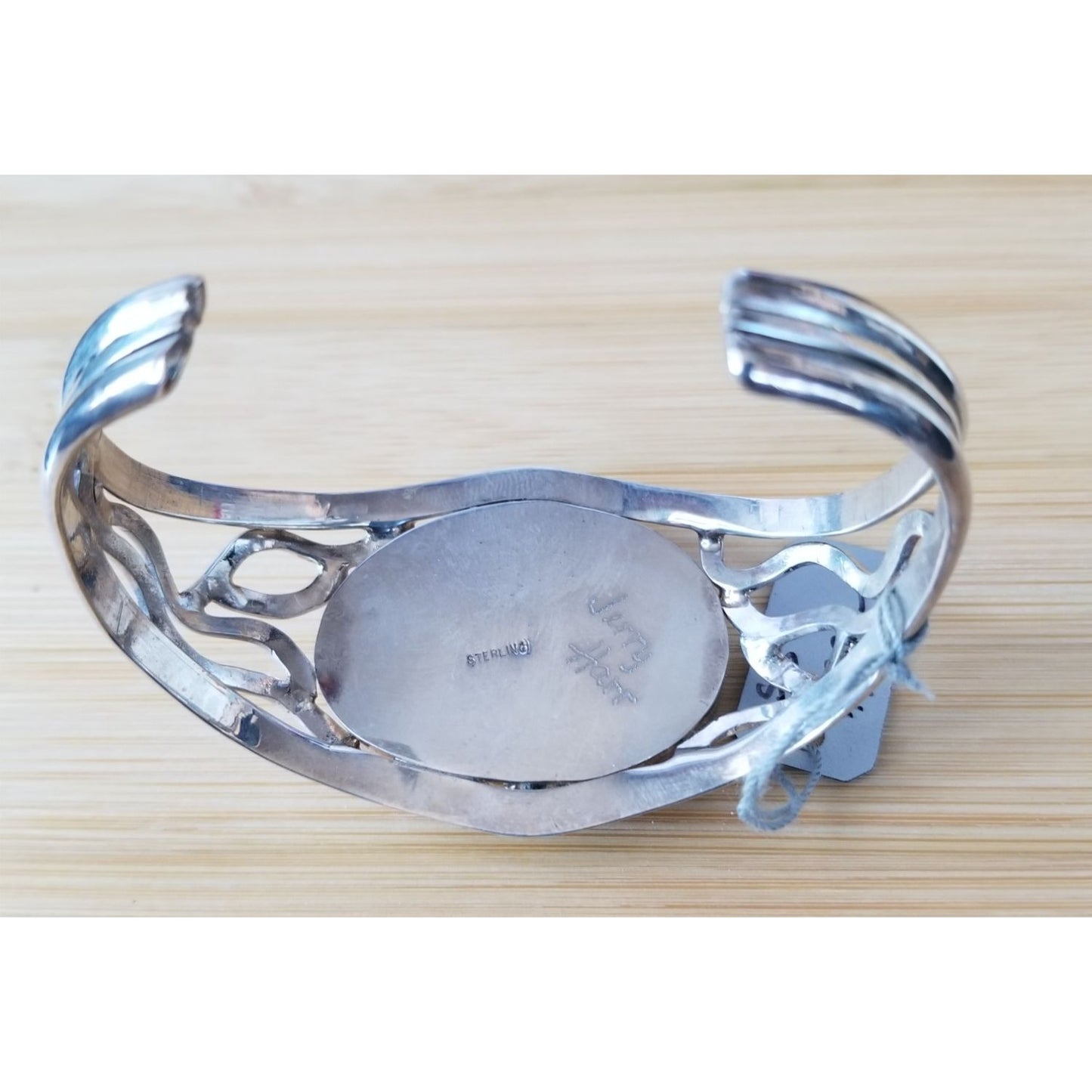 Bracelet Peanutwood Oval A- Grade Sterling 925 Silver 3" 40 cm x 30 cm 42.2 gr
