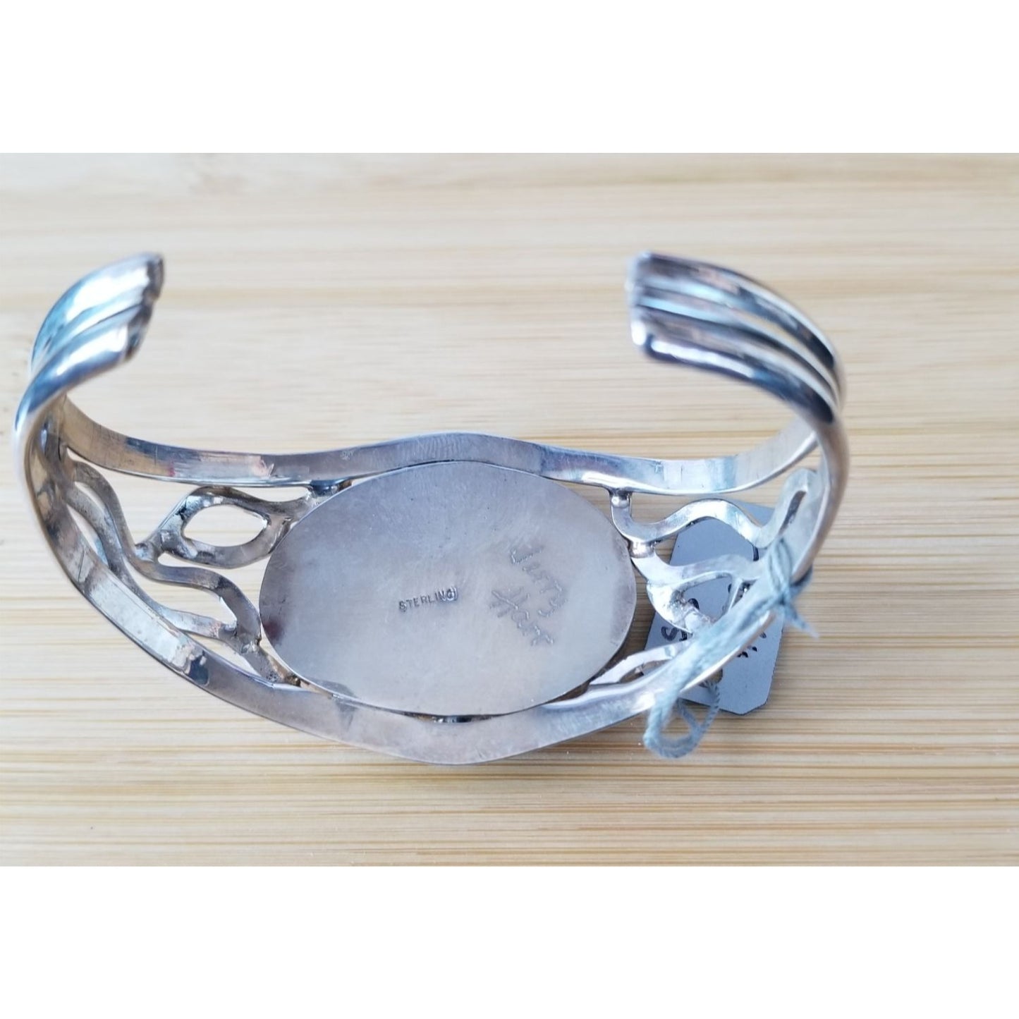 Bracelet Peanutwood Oval A- Grade Sterling 925 Silver 3" 40 cm x 30 cm 42.2 gr