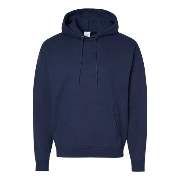 Sweatshirt Navy Hoodie No Zip Hanes Large Pocket Comfort Blend