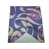 Tie Brown Blue Red Abstract Lilly Dache`  Made in USA  Silk  57  " L   3 1/2 " W