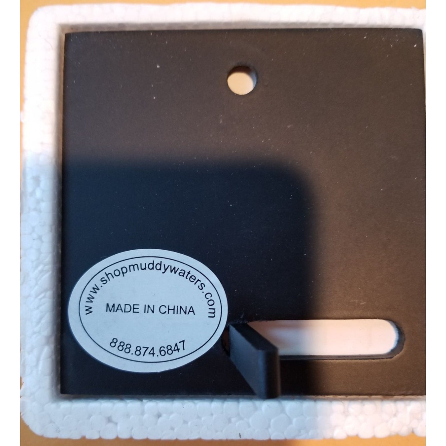 Art Tile 4" x 4"  Muddy Waters Hand Painted 7A031 ArtWork on Tile Wine 3 Two Wine Glasses   1/2 " Ceramic Tile and backing