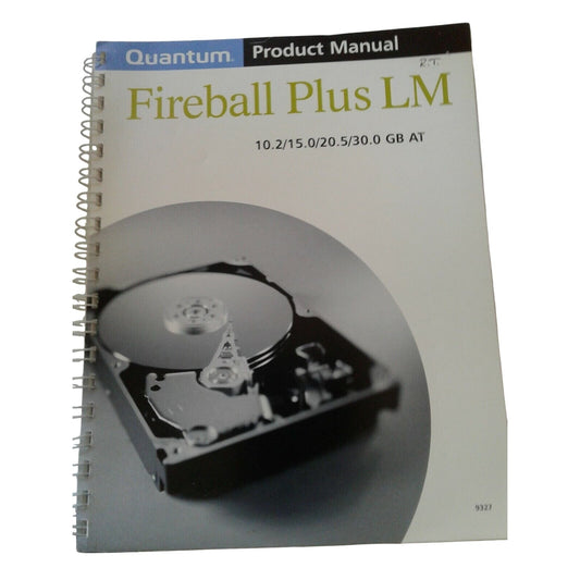 Computer Quantum Product Manual Fireball Plus LM 10.2/ 15.0 / 20.5 / 30.0 GM AT