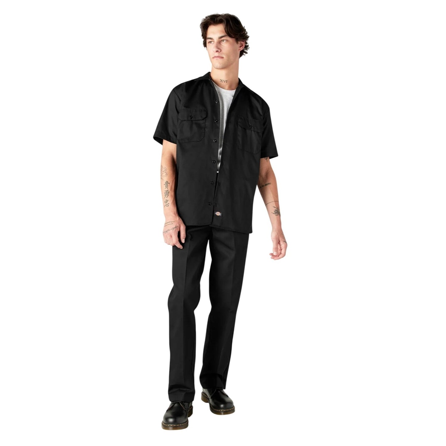 Shirt Dickies 6 Button Down XLarge 65% Polyester 35 % Cotton