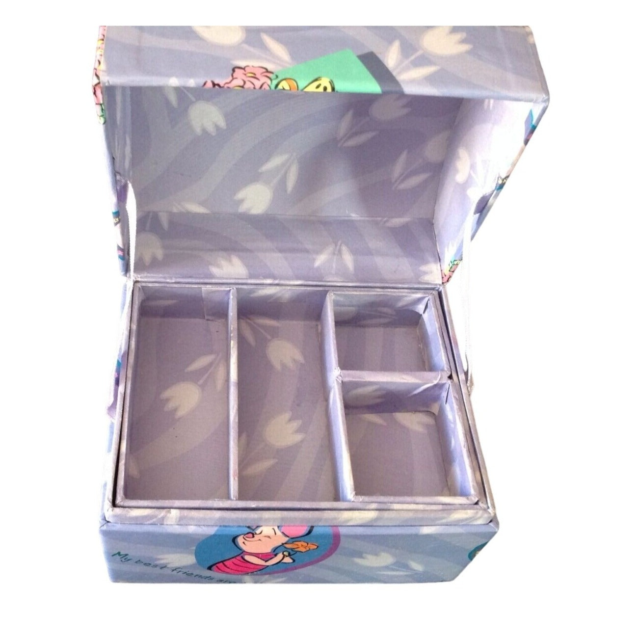 Jewelry Box Piglet Winnie the Pooh  My Best Friends are in the Garden Top Tray
