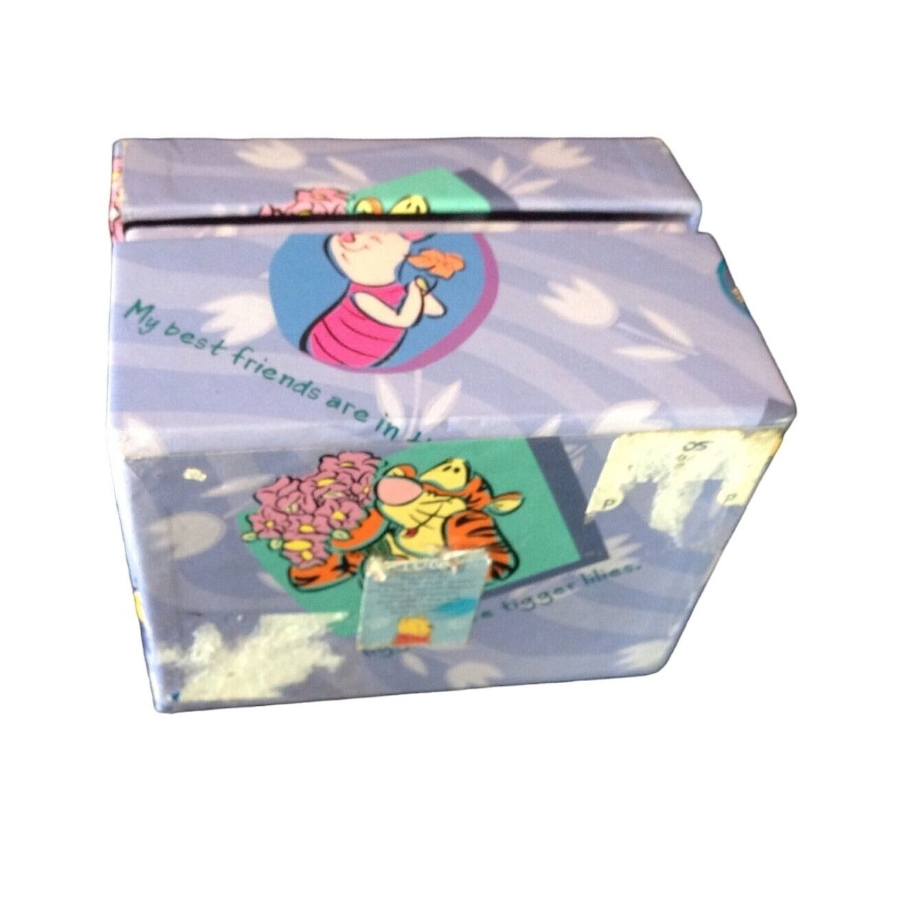 Jewelry Box Piglet Winnie the Pooh  My Best Friends are in the Garden Top Tray