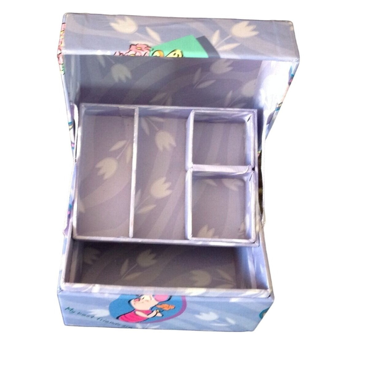 Jewelry Box Piglet Winnie the Pooh  My Best Friends are in the Garden Top Tray