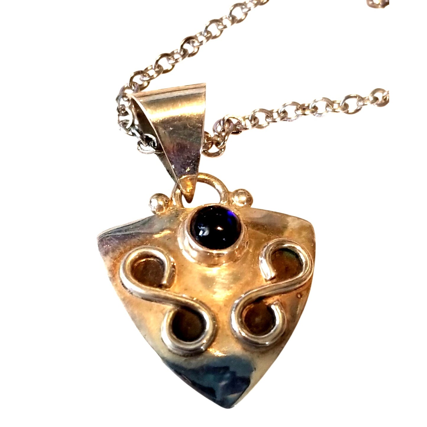 3 Pcs Onyx Earrings Necklace Silver  10 gr 50 ct  2 x  3 cm  2 cm  x 2  cm  16" chain