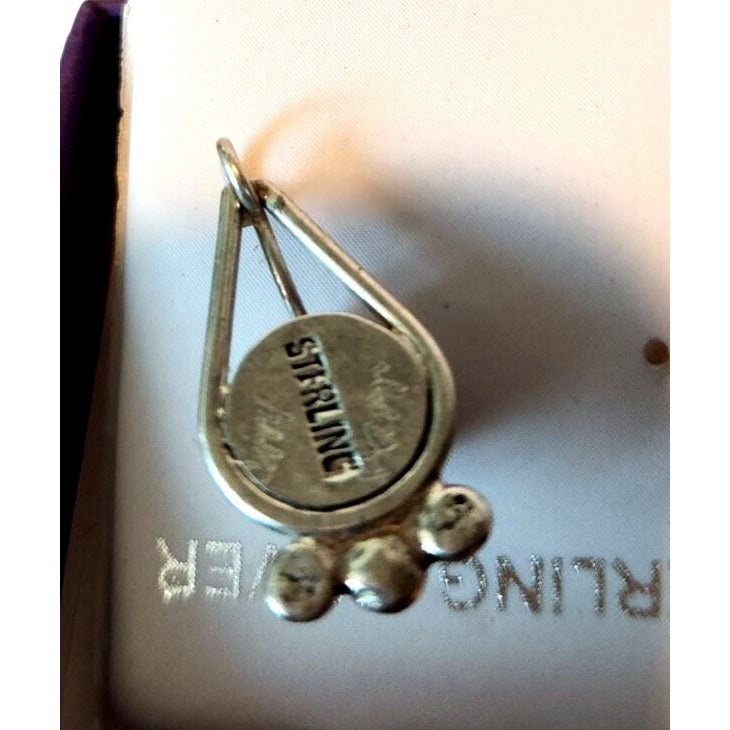 Earrings Pearl Tear Drop Post Silver Drop 5 gr Tear Drop Jerry & Fran Harr Handmade