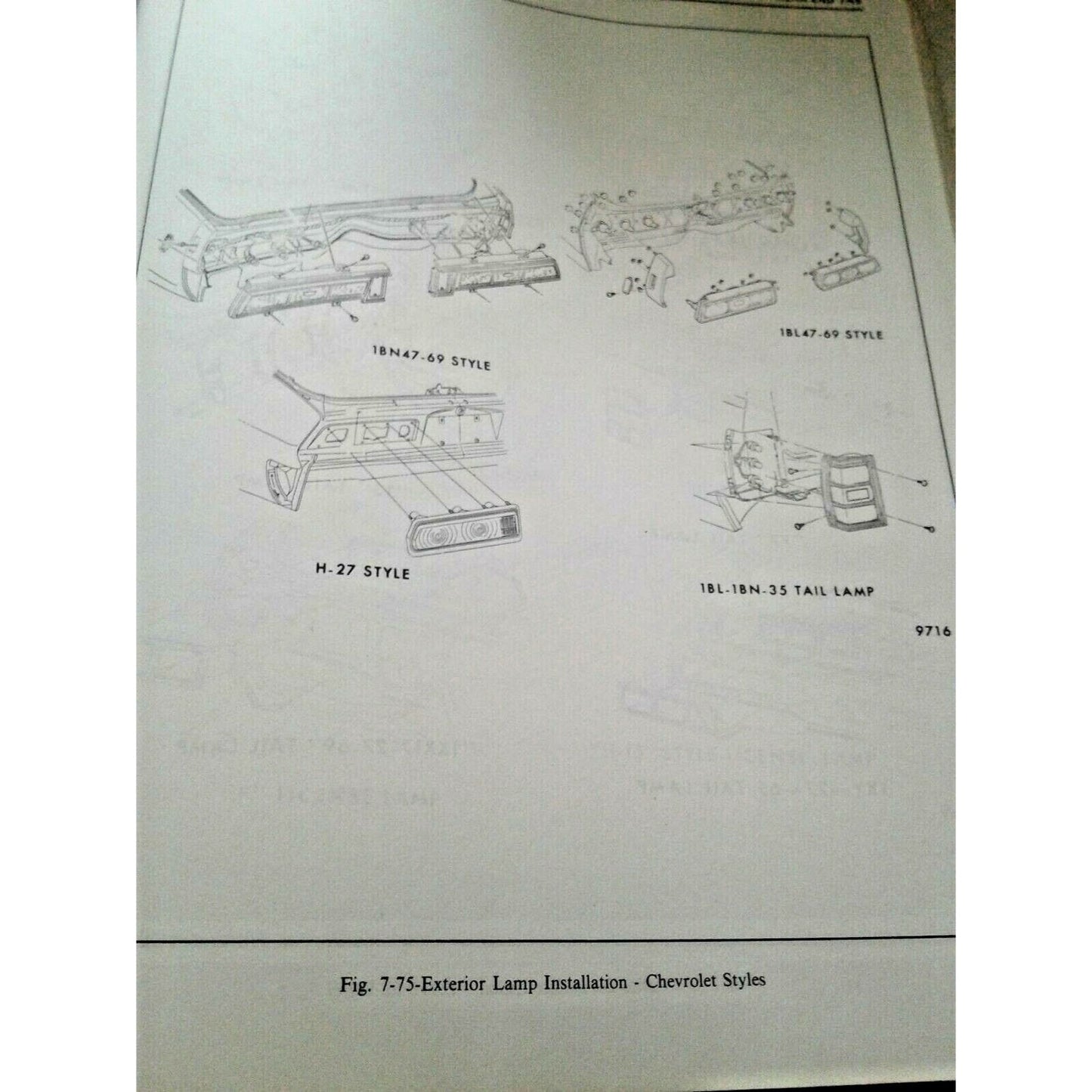 Book 1978 Fisher Body Service Manual, Chevy /  Pontiac / Oldsmobile / Buick/ Cadillac GM