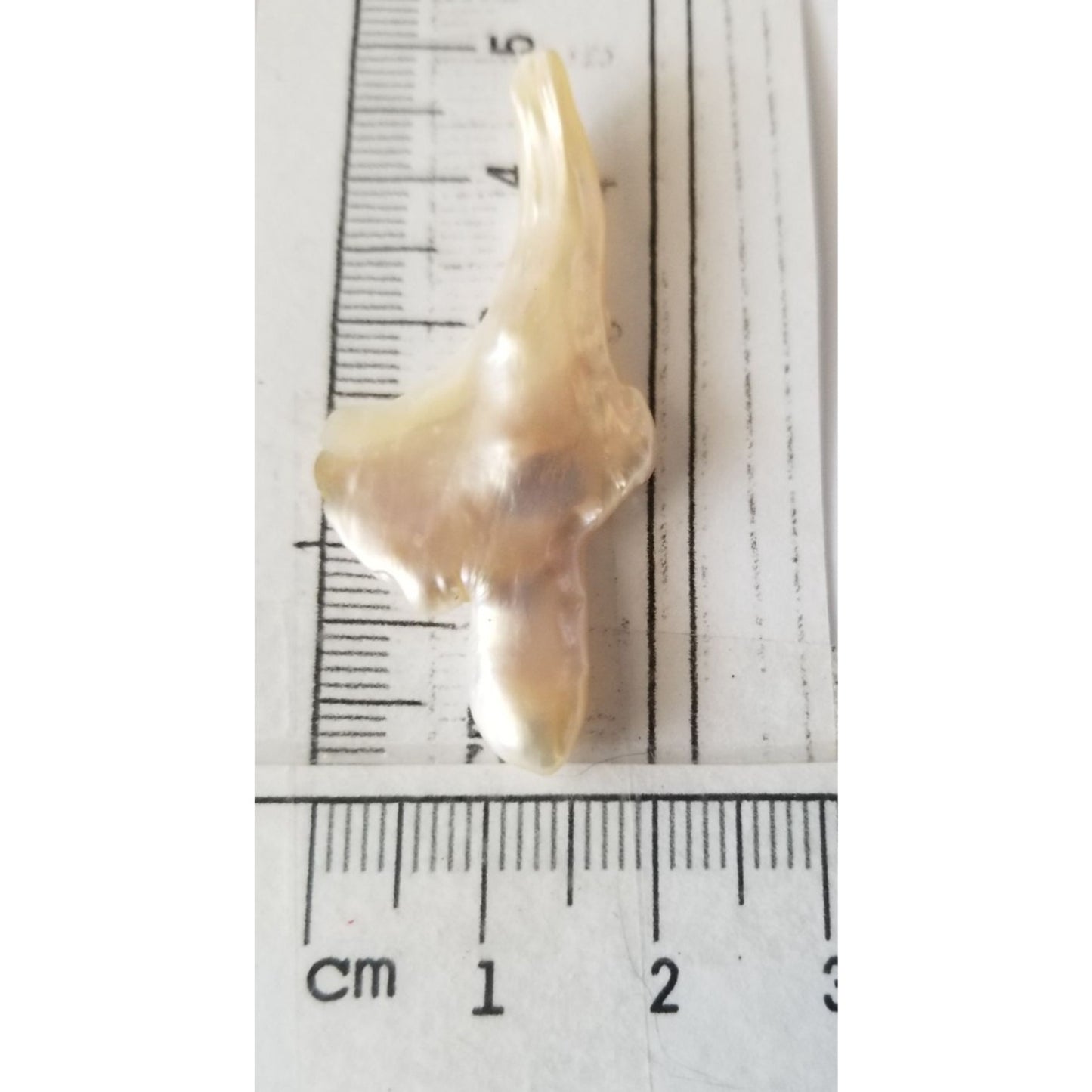 Loose Baroque Look like Sward  Freshwater Keshi 19 ct  38 gr  5 cm  x 2.5  cm