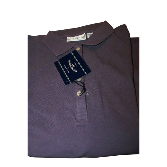 Polo Shirt Purple Short Sleeves Outer Banks 60 / 40 Cotton / Polyester  Size Medium  3 Button