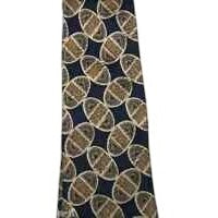 Tie Brown Red  Black Silk Neck Tie Claiborne Brand  61 " Long  3 1/2"  Wide
