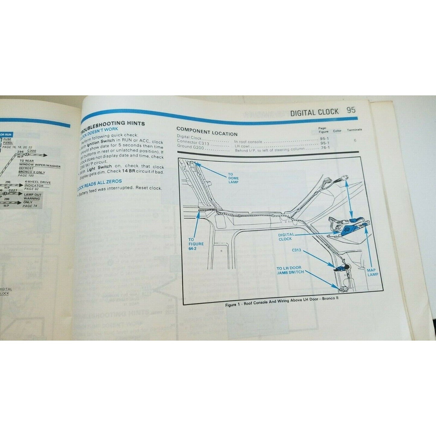 Book 1984  Ford  Ranger Bronco II Electrical & Vacuum Troubleshooting Manual