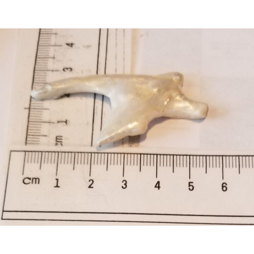 Loose Baroque Arrow Big 4  Freshwater Keshi 28  ct  5.6  gr  5.5 cm  x 3 cm Real Natural