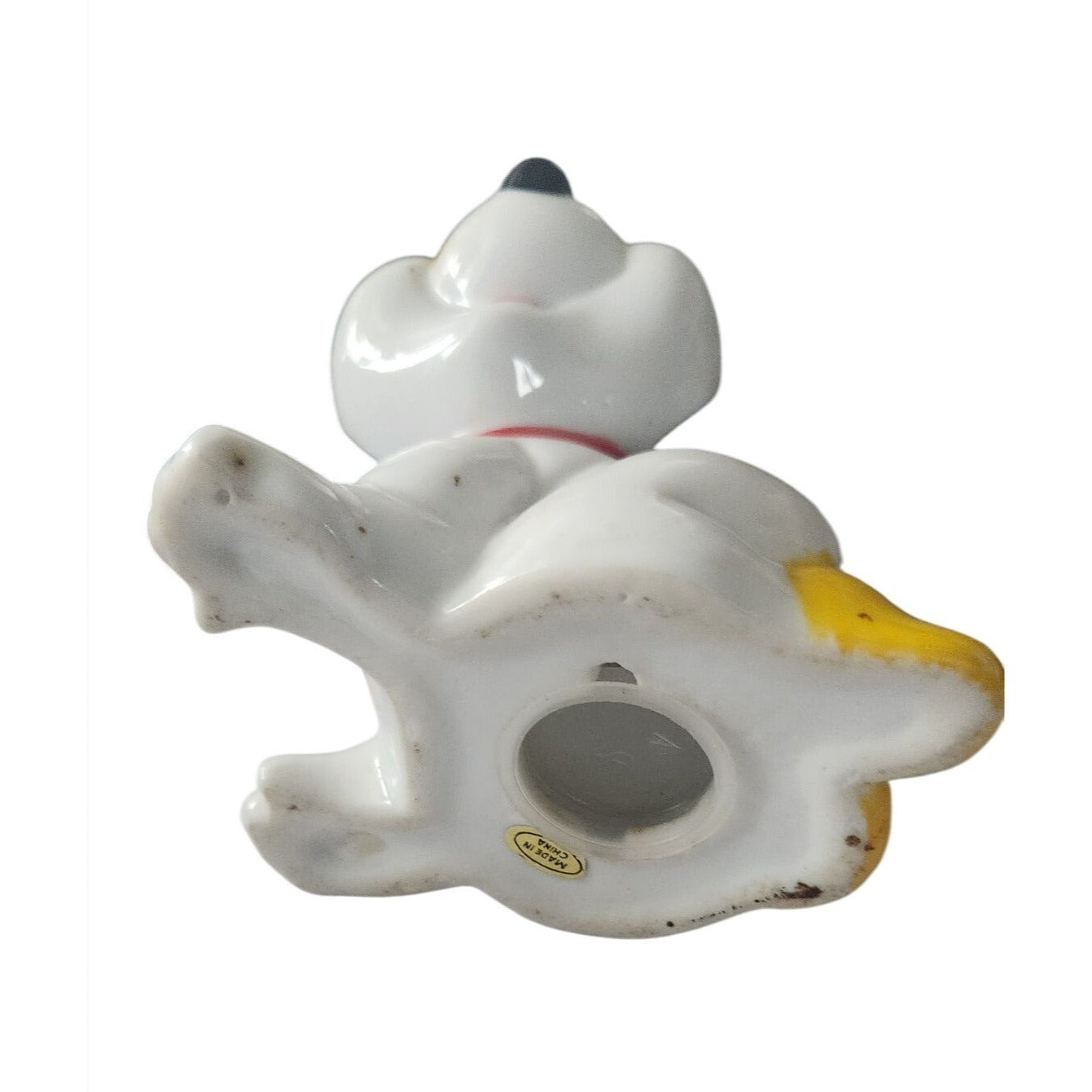 Vintage Disney Ceramic Mickey Mouse Piggy Bank Ceramic  a vibrant glazed finish