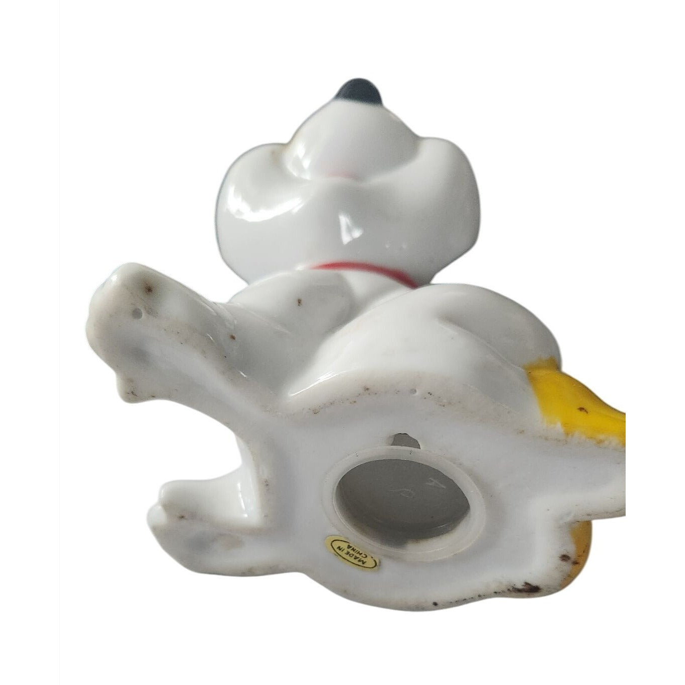 Vintage Disney Ceramic Mickey Mouse Piggy Bank Ceramic  a vibrant glazed finish