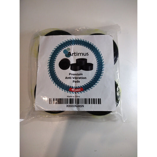 Anti Vibration Pads Premium  4 PC Black Packaged